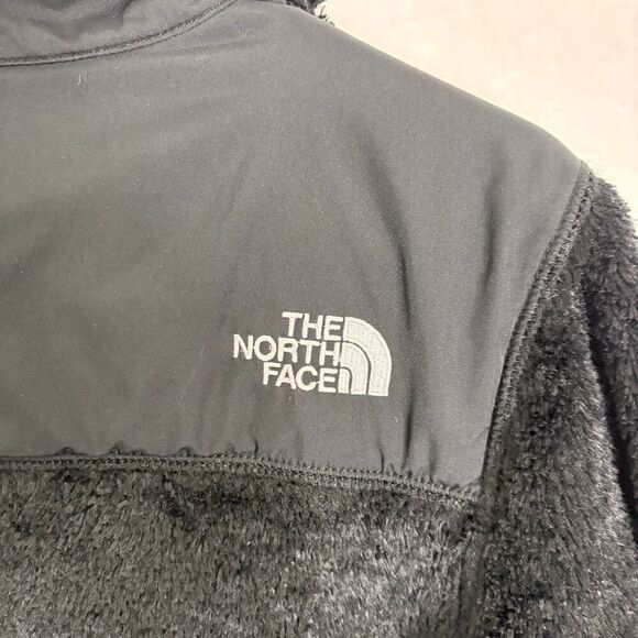The North Face Black Fuzzy Zip Up Women's Size XS - Picture 10 of 14